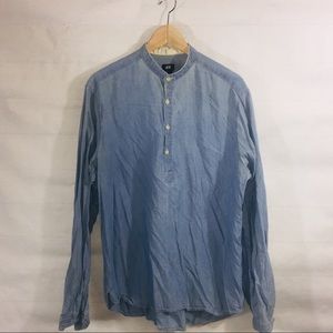 MANDARIN COLLARD SHIRT